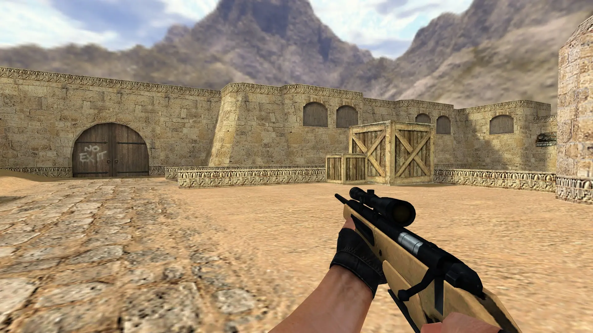 Scout — Golden Weapon Pack — de_dust2 (first person)