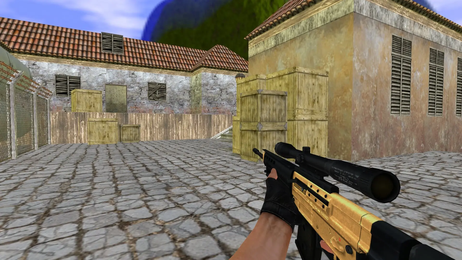 SG550 — Golden Weapon Pack — de_inferno (first person)