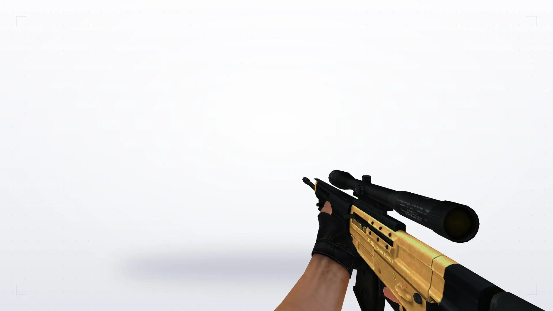 SG550 — Golden Weapon Pack — first person