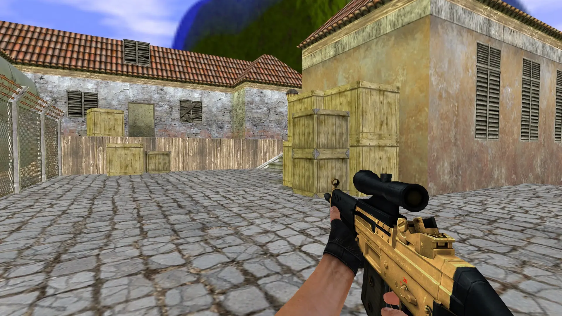SG552 — Golden Weapon Pack — de_inferno (first person)