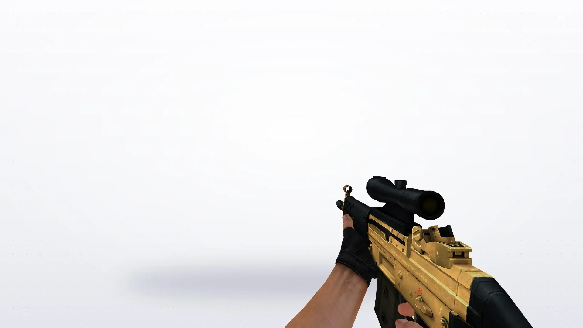 SG552 — Golden Weapon Pack — first person
