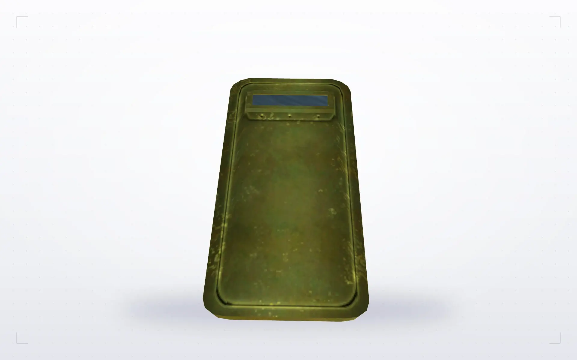 Tactical Shield — Golden Weapon Pack — top view