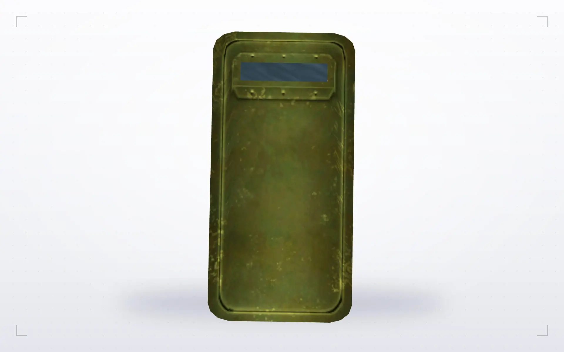 Tactical Shield — Golden Weapon Pack — top view