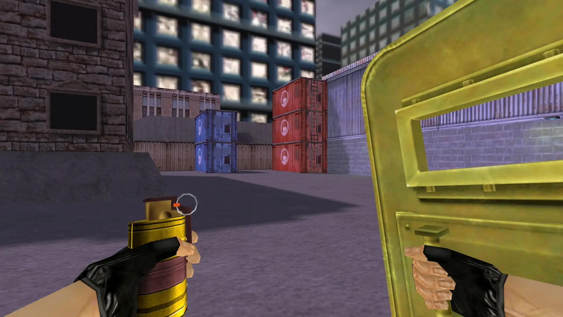 SHIELD_HEGRENADE — Golden Weapon Pack — cs_assault (first person)