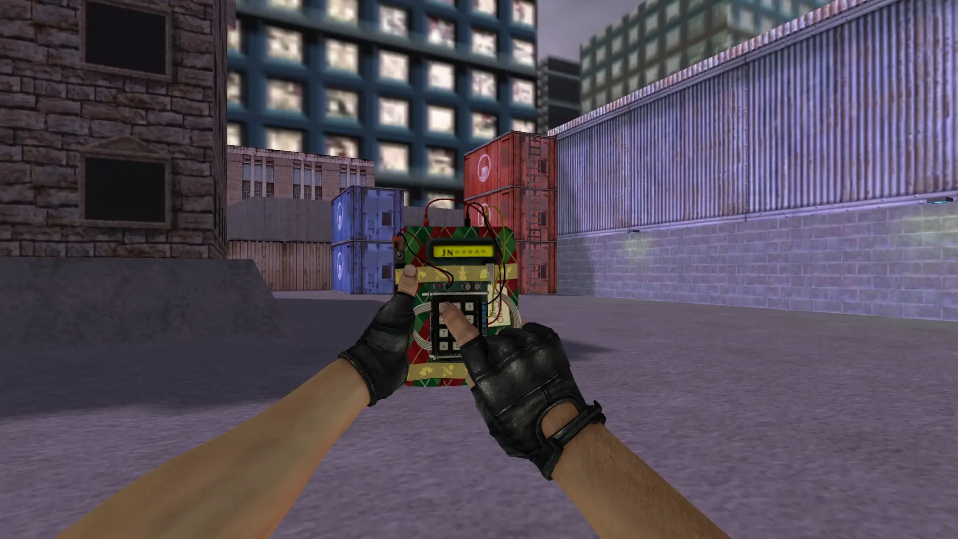 Christmas C4 — cs_assault (first person)