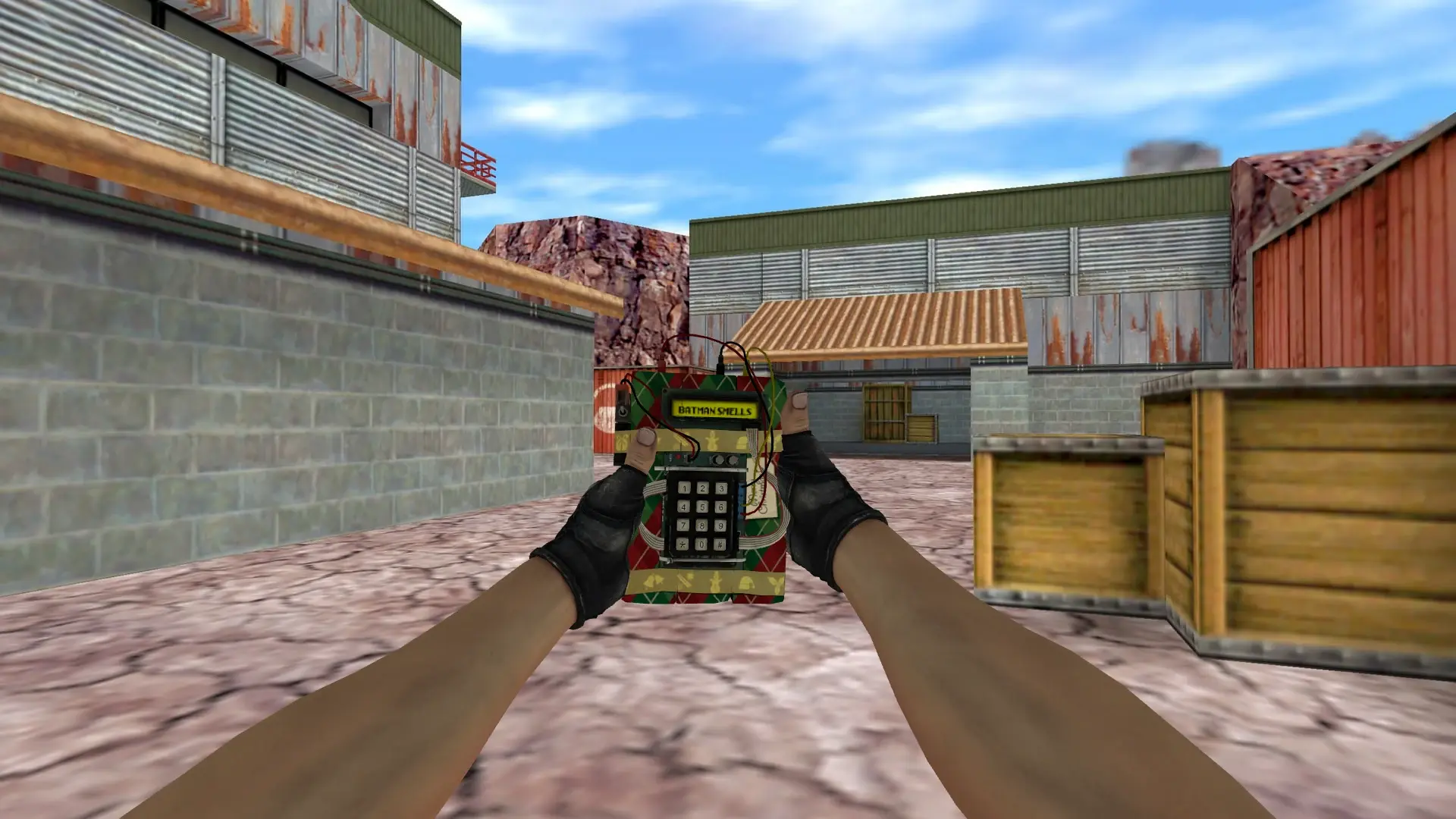 Christmas C4 — de_nuke (first person)