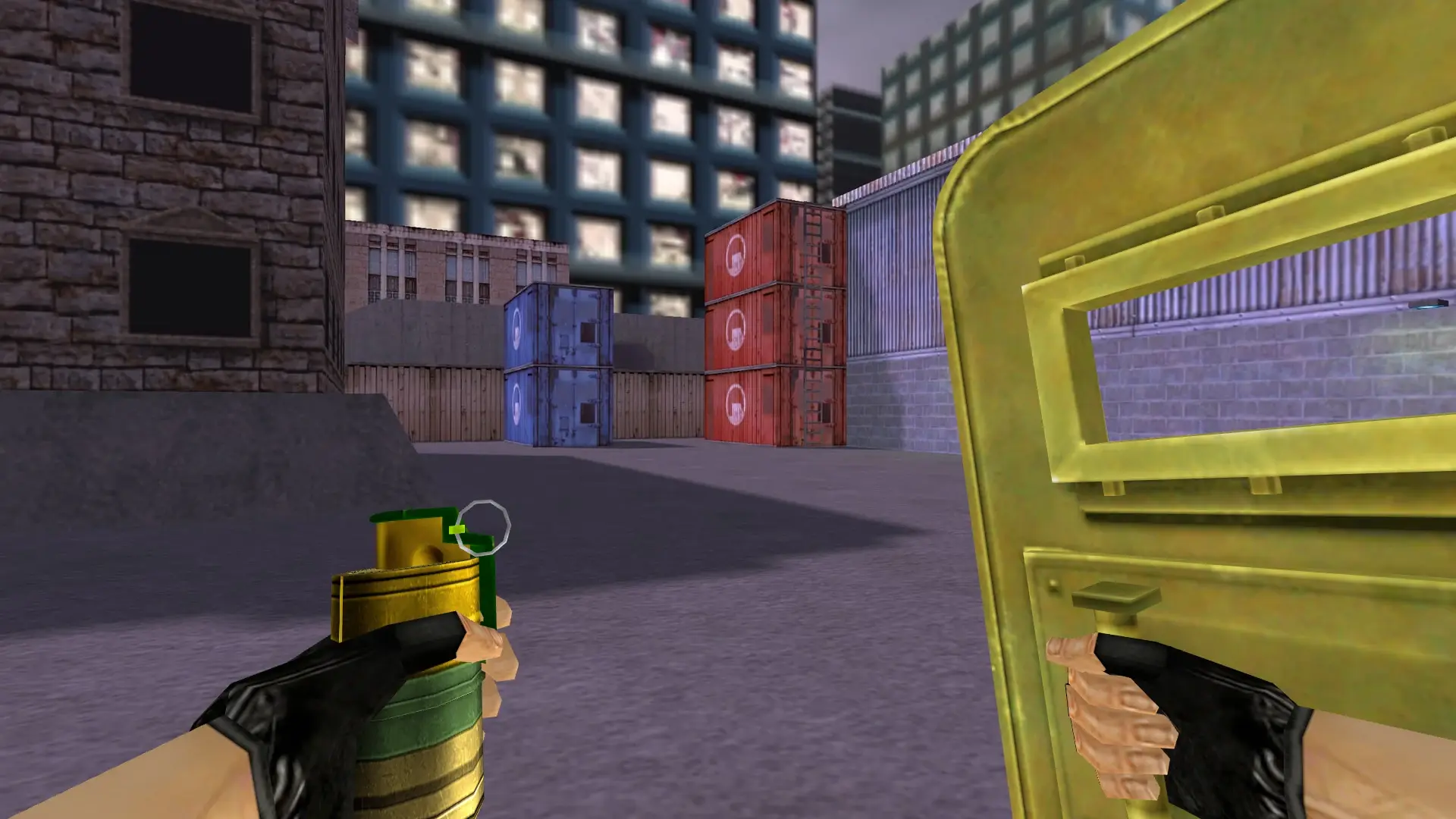 SHIELD_SMOKEGRENADE — Golden Weapon Pack — cs_assault (first person)