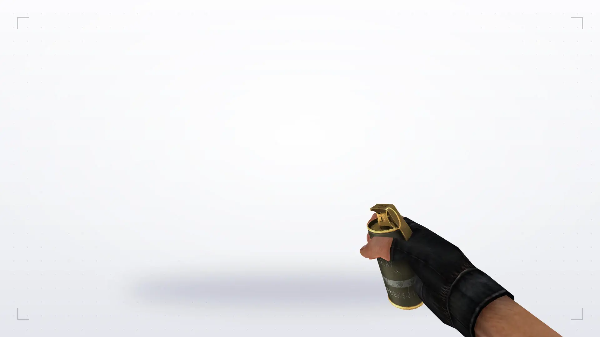 Smoke Grenade — Golden Weapon Pack — first person