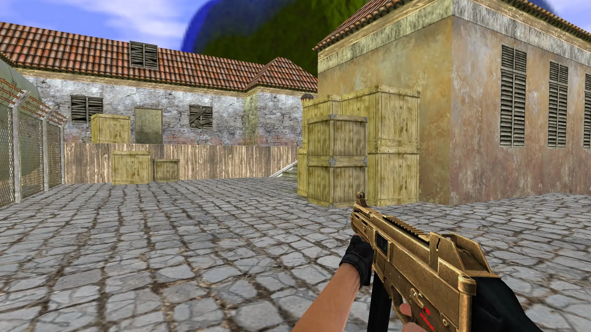 UMP-45 — Golden Weapon Pack — de_inferno (first person)