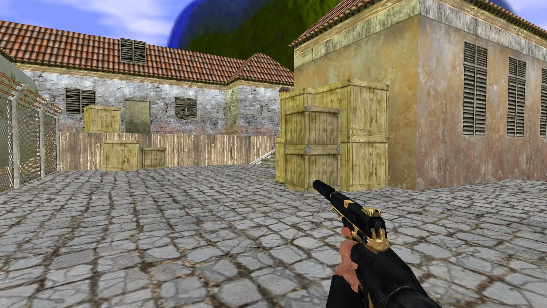 USP — Golden Weapon Pack — de_inferno (first person)