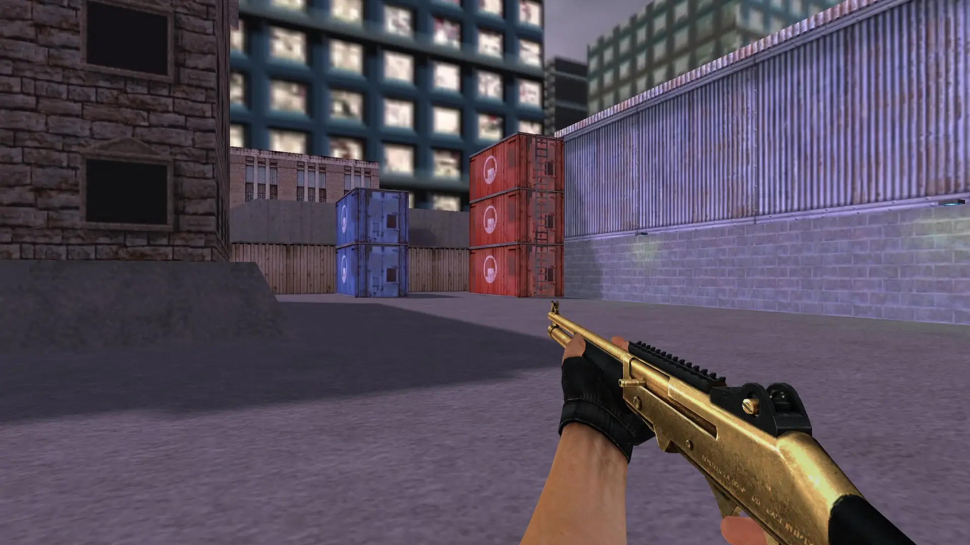 XM1014 — Golden Weapon Pack — cs_assault (first person)