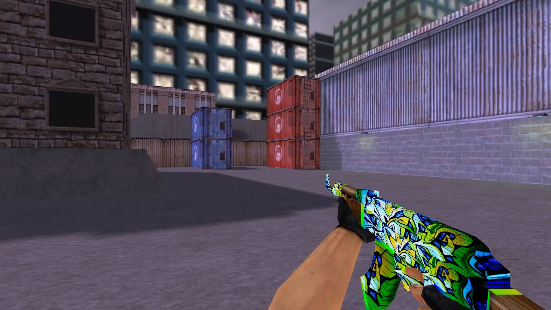 AK-47 — Graffiti Weapon Pack — cs_assault (first person)