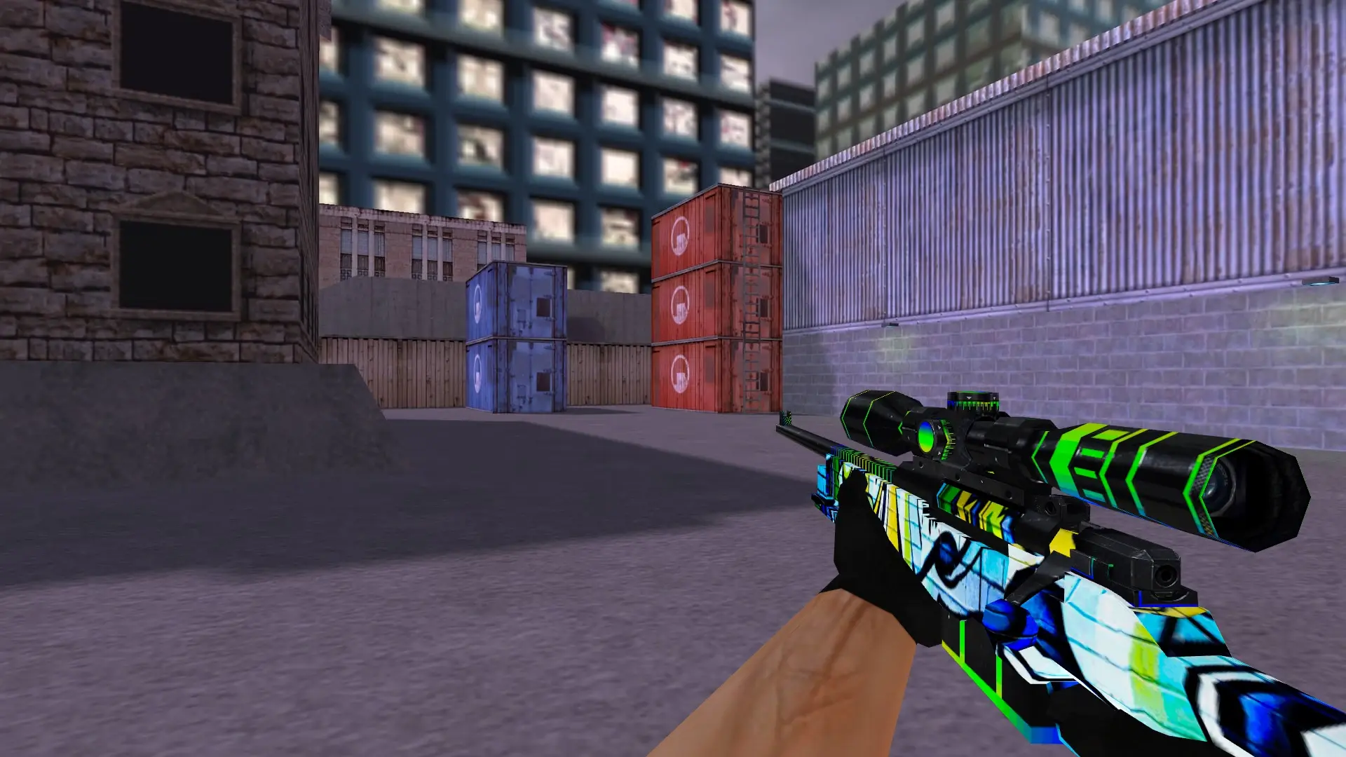 AWP — Graffiti Weapon Pack — cs_assault (first person)