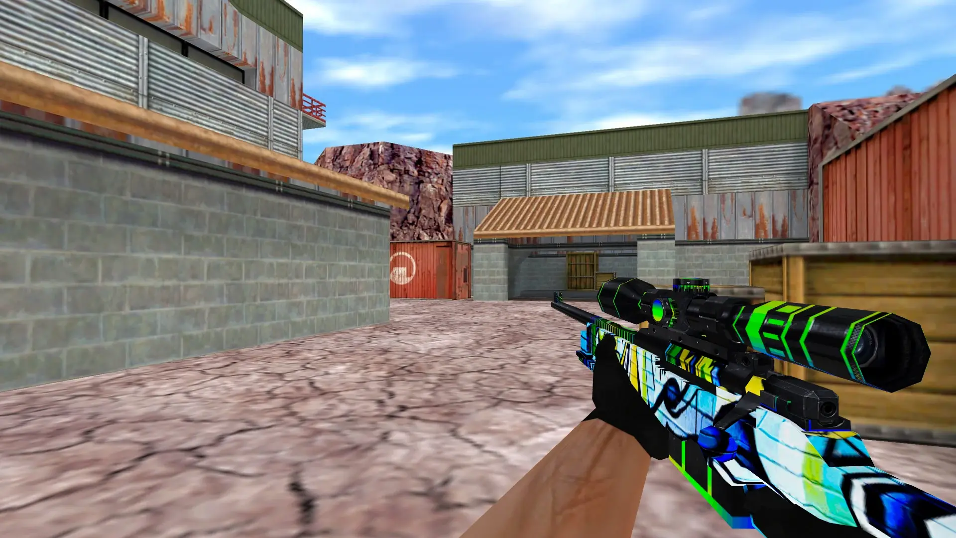 AWP — Graffiti Weapon Pack — de_nuke (first person)
