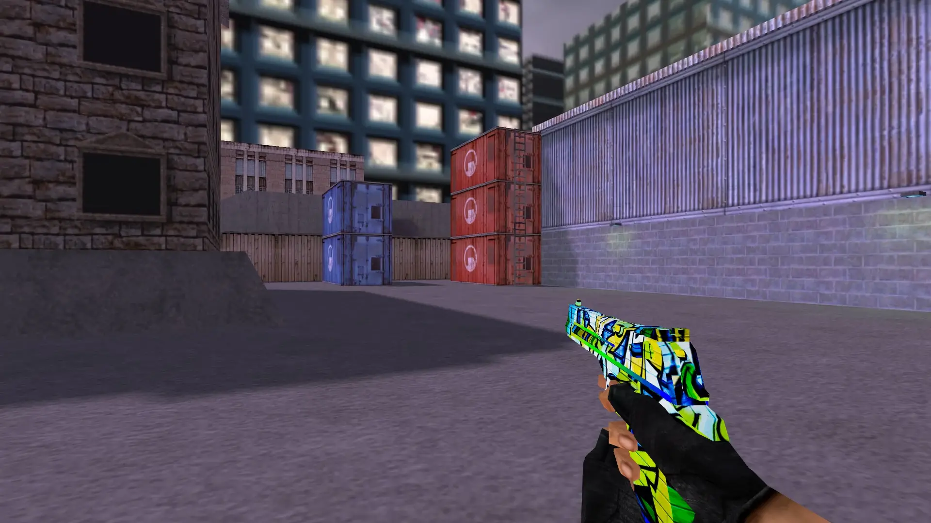 Desert Eagle — Graffiti Weapon Pack — cs_assault (first person)