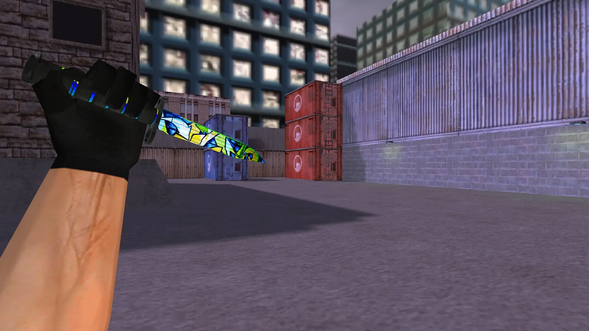Knife — Graffiti Weapon Pack — cs_assault (first person)
