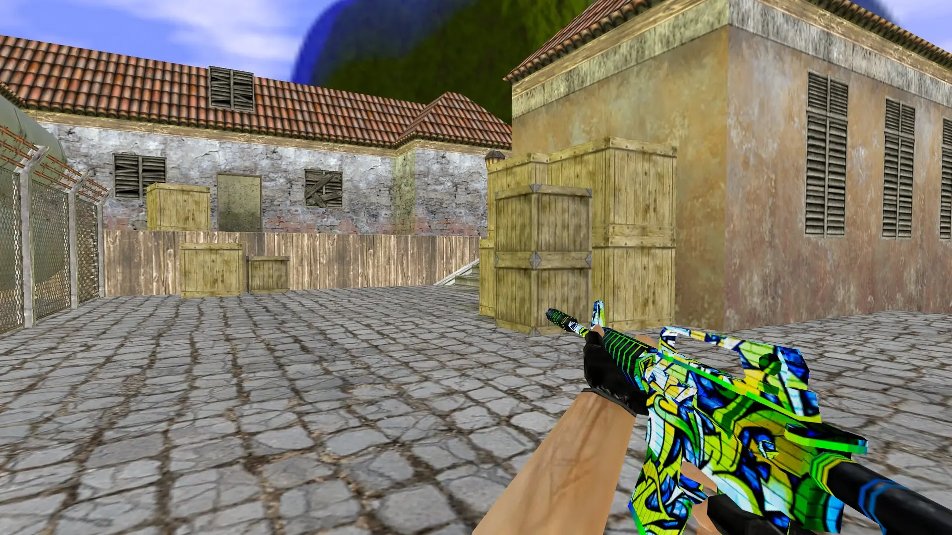 M4A1 — Graffiti Weapon Pack — de_inferno (first person)