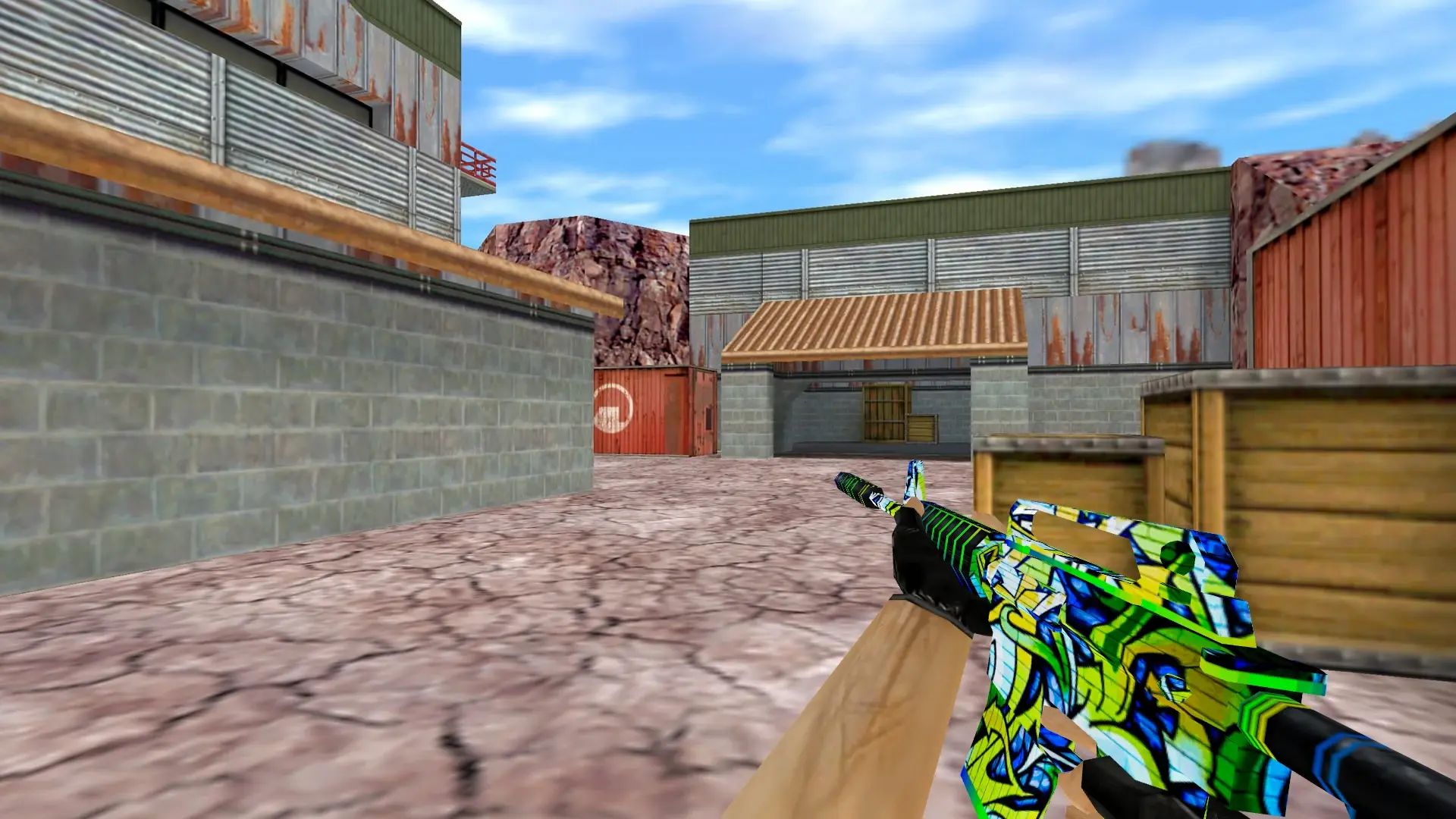 M4A1 — Graffiti Weapon Pack — de_nuke (first person)