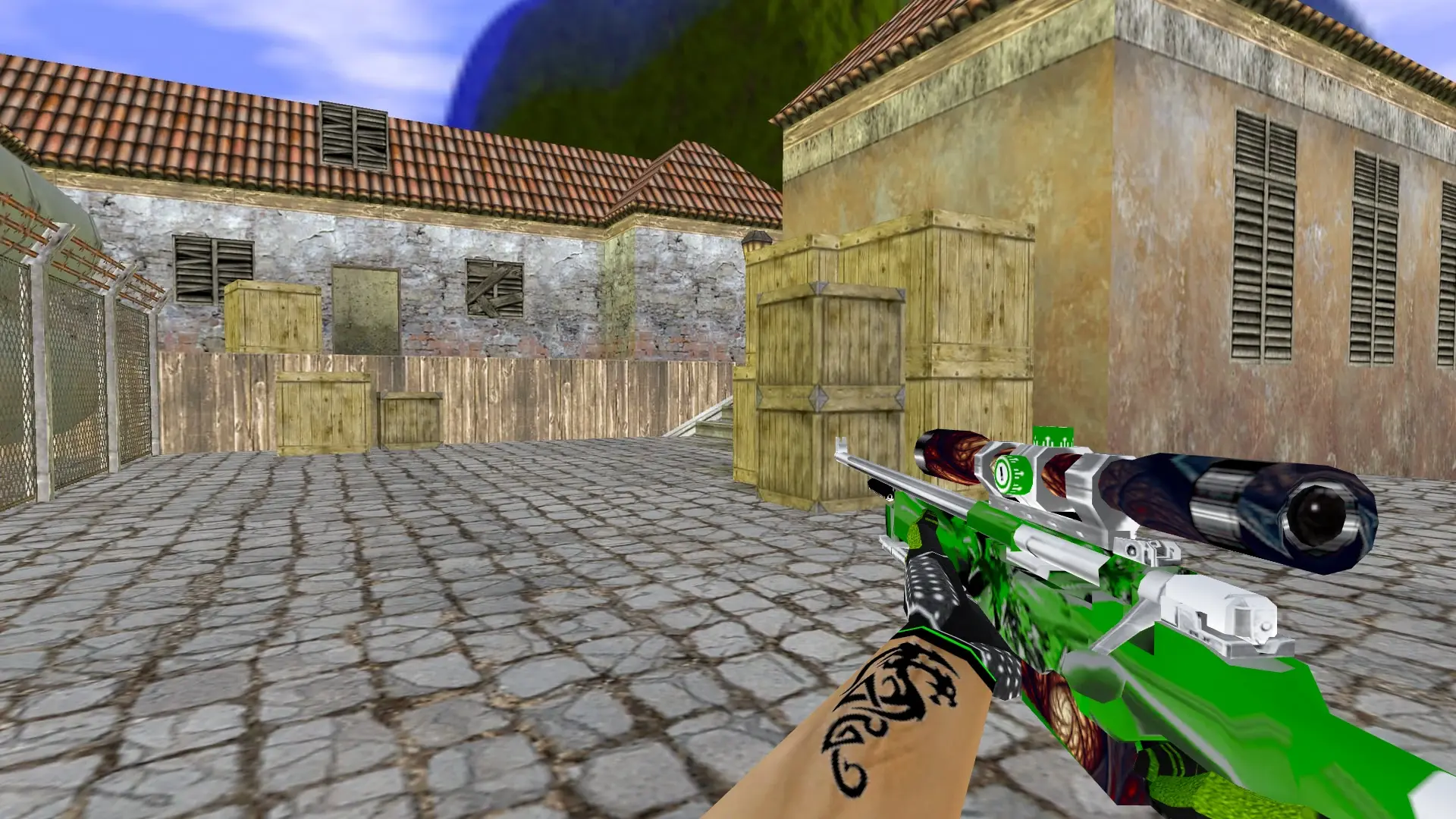 AWP — Green Bump Weapon Pack — de_inferno (first person)