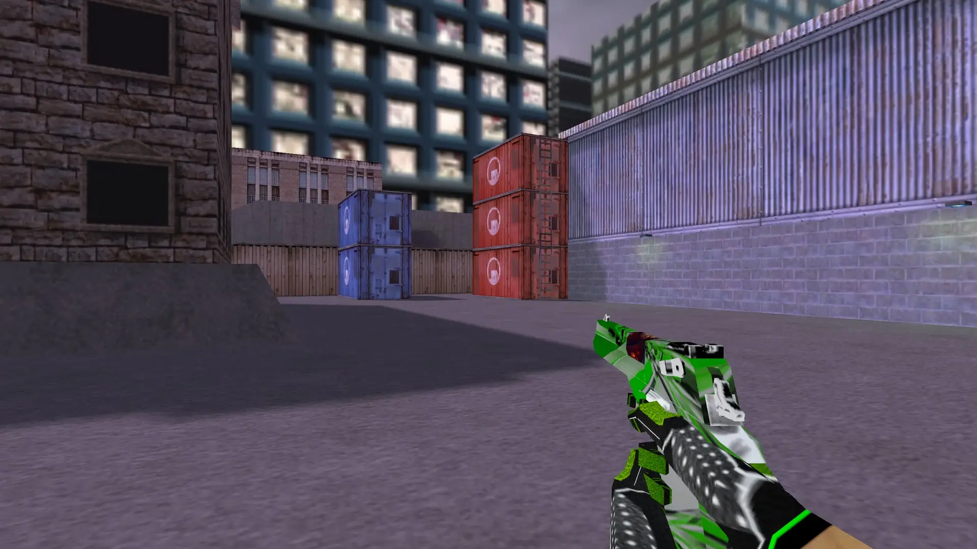 Desert Eagle — Green Bump Weapon Pack — cs_assault (first person)