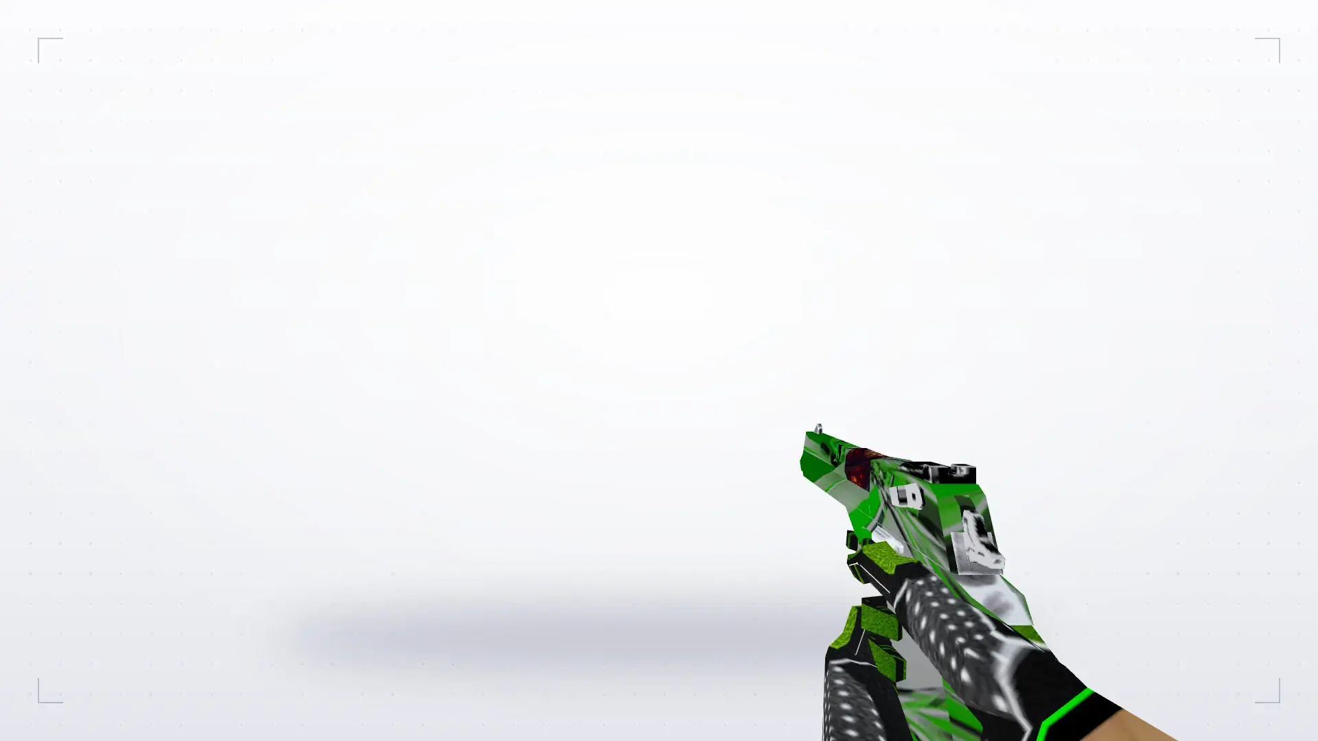 Desert Eagle — Green Bump Weapon Pack — first person