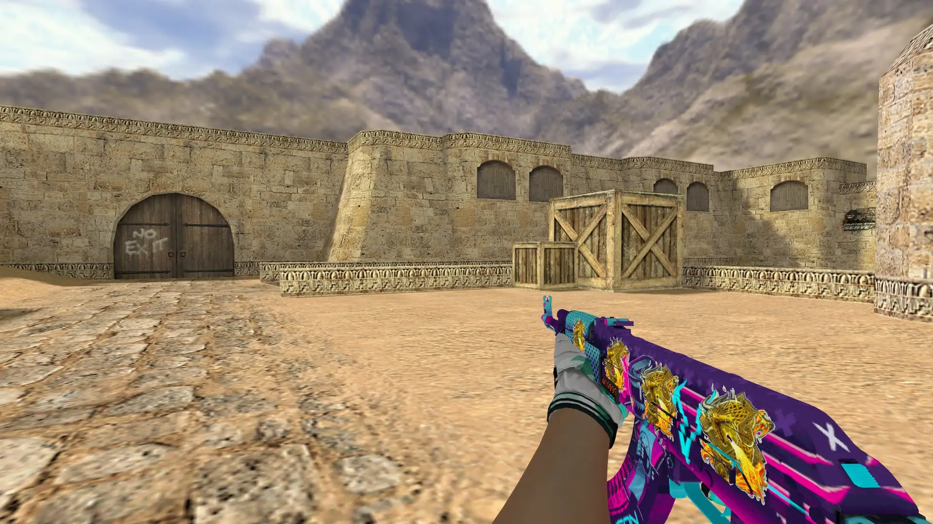 AK-47 — bl1nd Inventory — de_dust2 (first person)