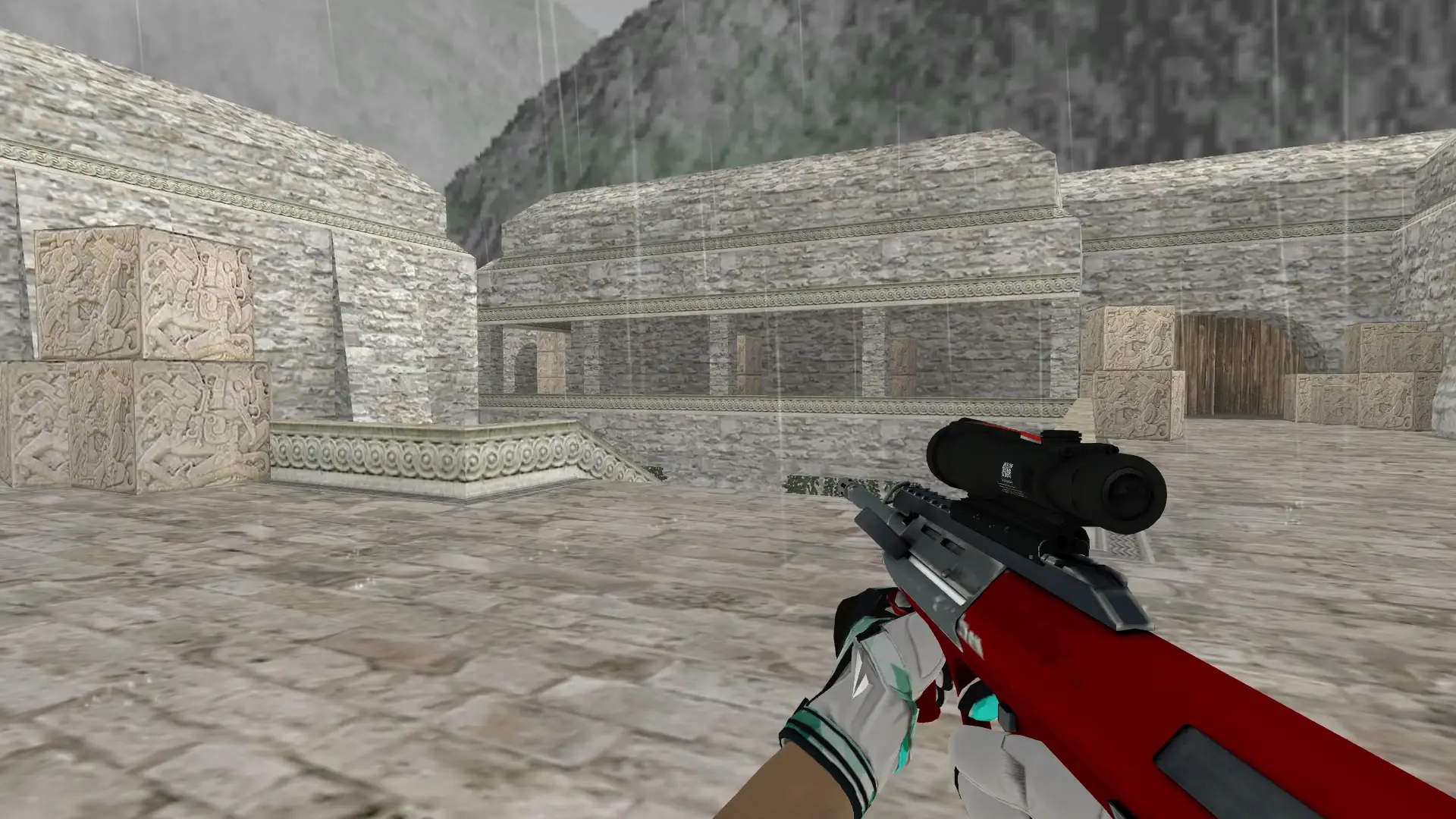 AUG — bl1nd Inventory — de_aztec (first person)