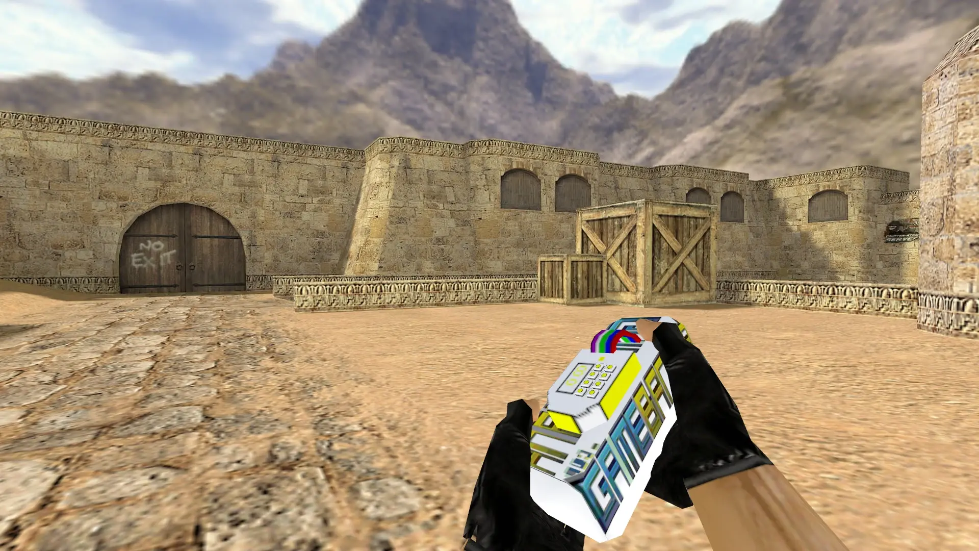 GameBanana C4 — de_dust2 (first person)