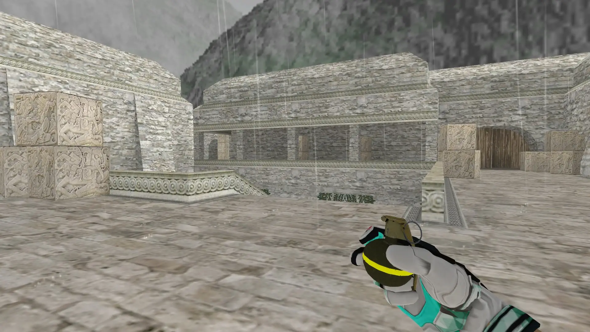HE Grenade — bl1nd Inventory — de_aztec (first person)