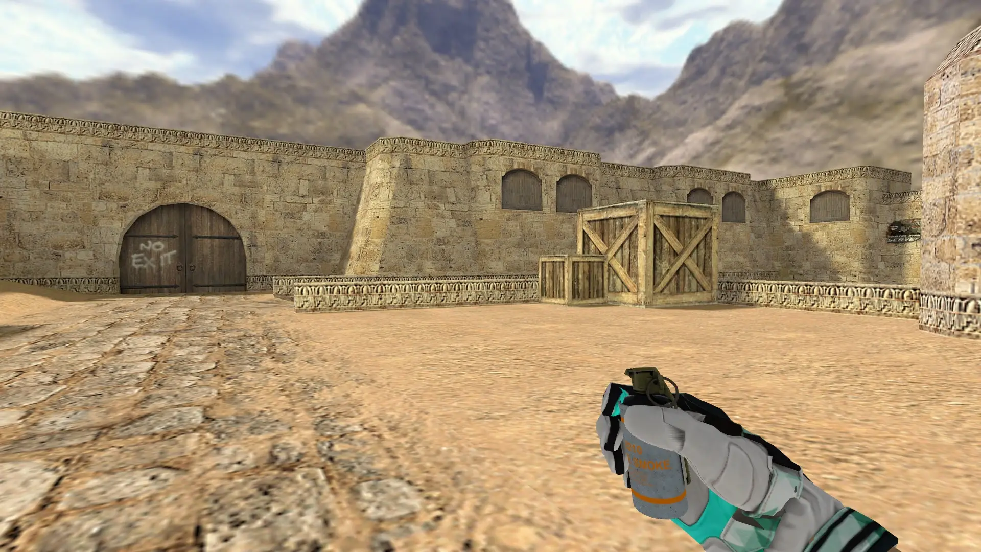 Smoke Grenade — bl1nd Inventory — de_dust2 (first person)