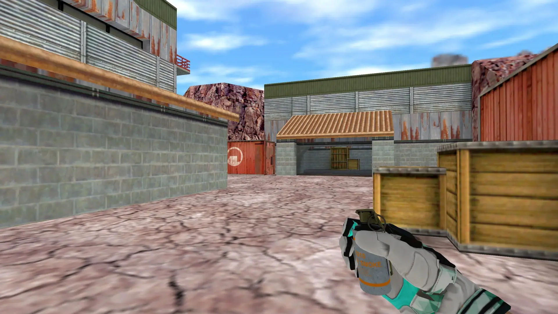 Smoke Grenade — bl1nd Inventory — de_nuke (first person)