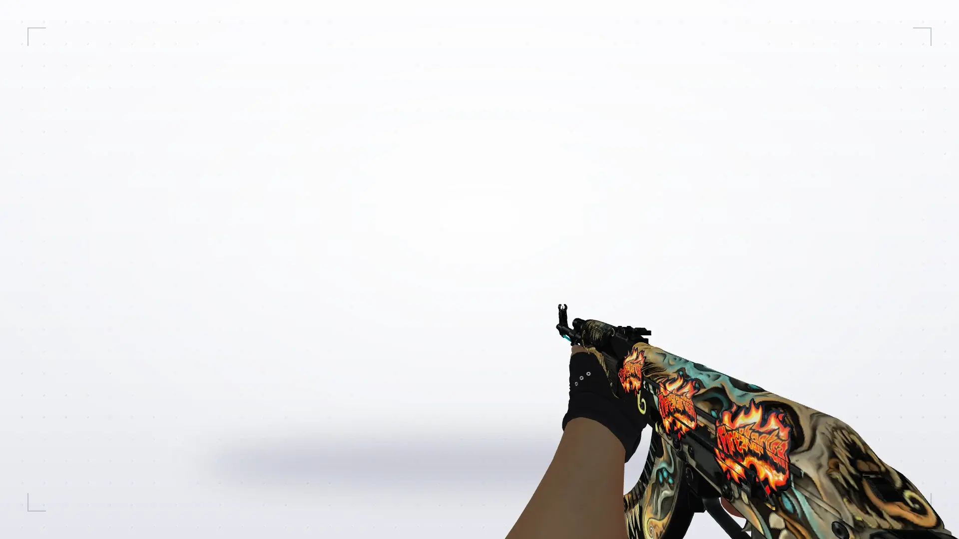 AK-47 — Bloodhound Gloves Charred Pack — first person