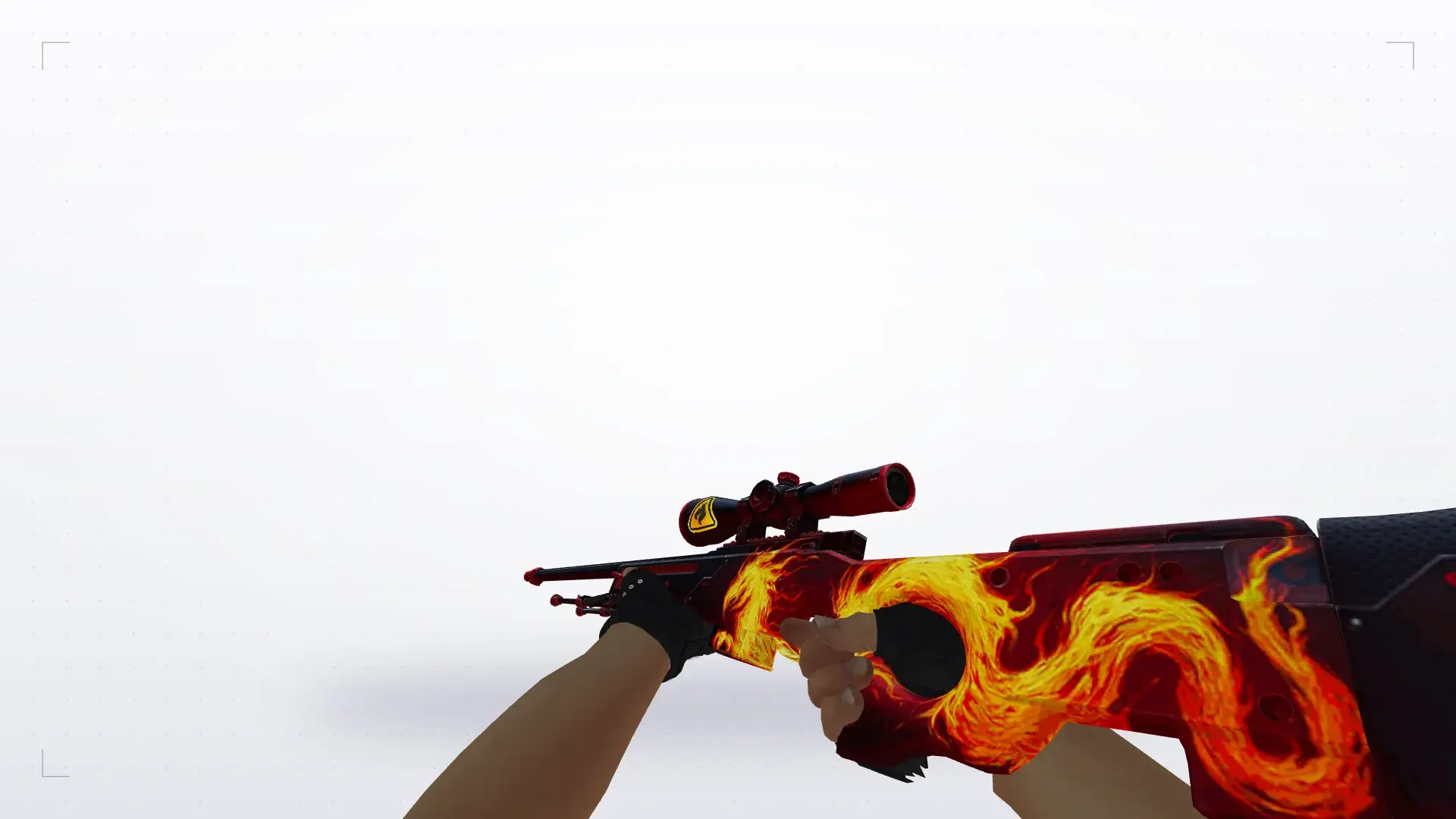 AWP — Bloodhound Gloves Charred Pack — first person
