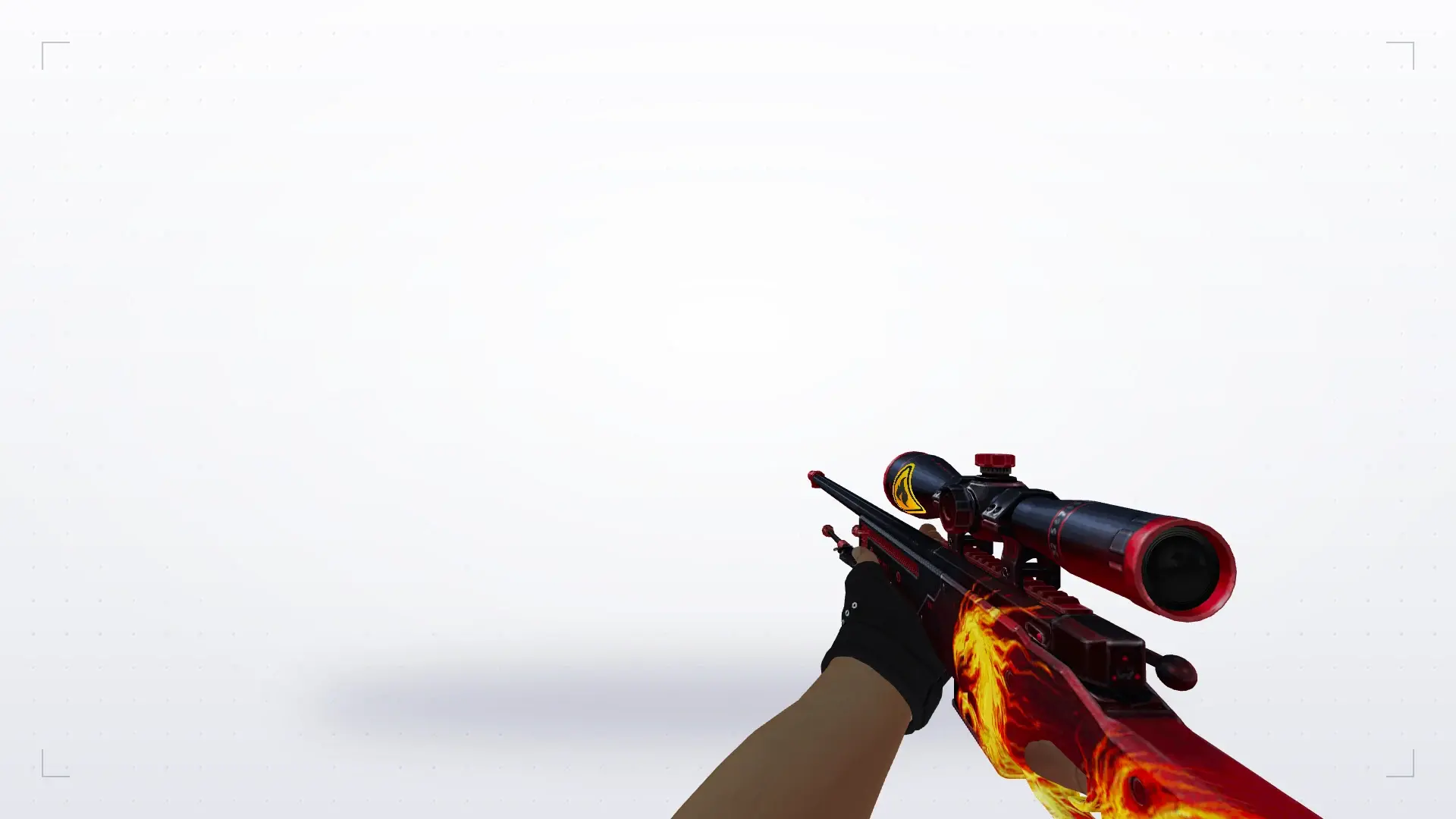 AWP — Bloodhound Gloves Charred Pack — first person