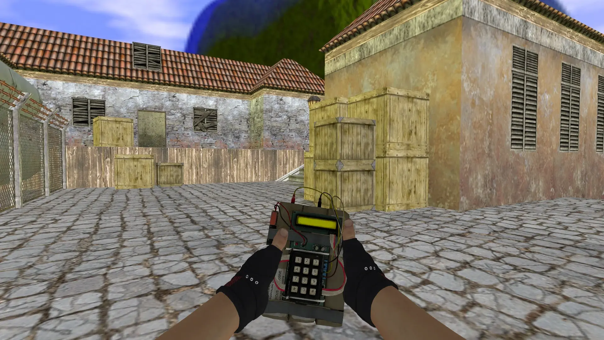 C4 — Bloodhound Gloves Charred Pack — de_inferno (first person)