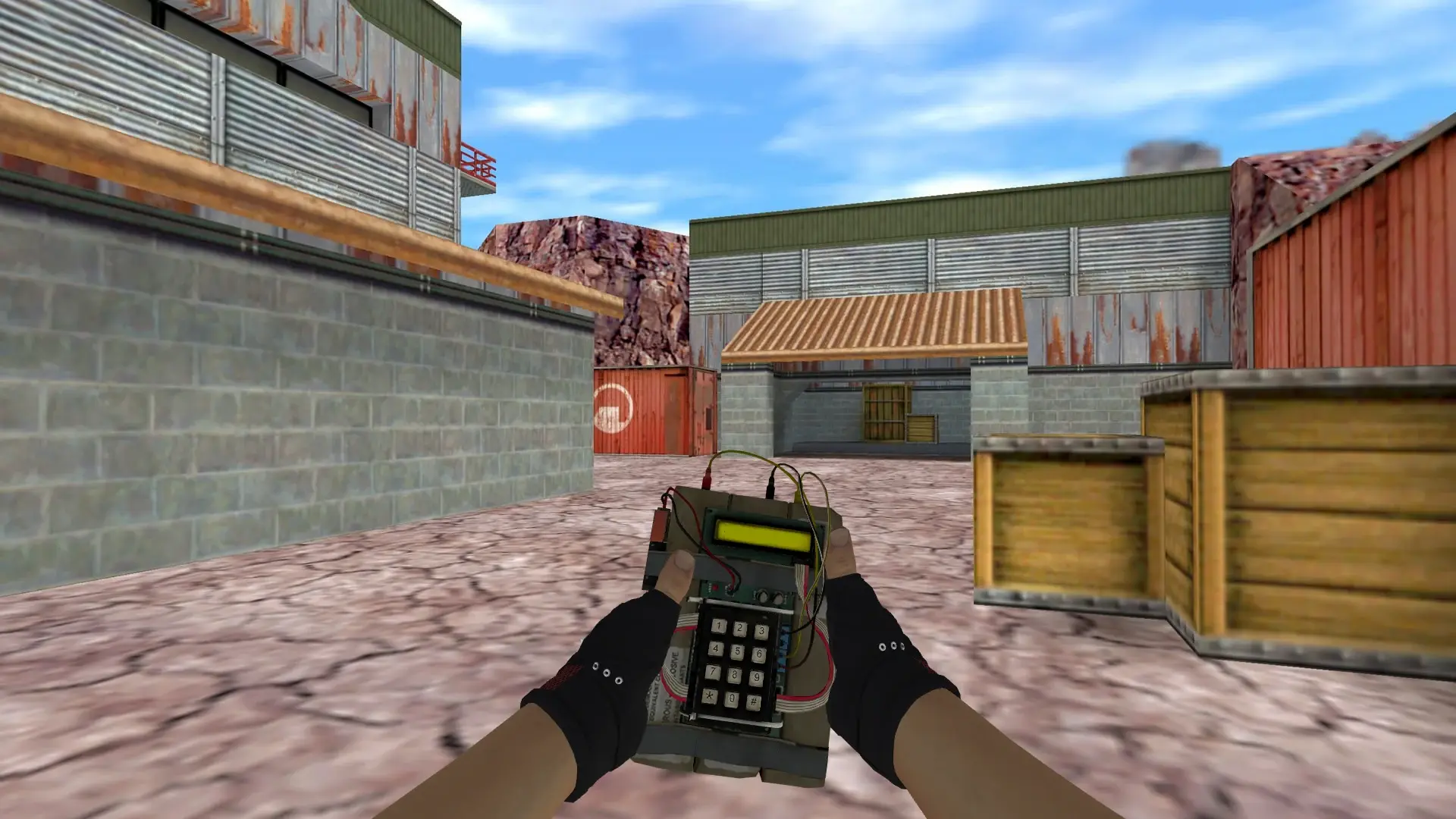 C4 — Bloodhound Gloves Charred Pack — de_nuke (first person)