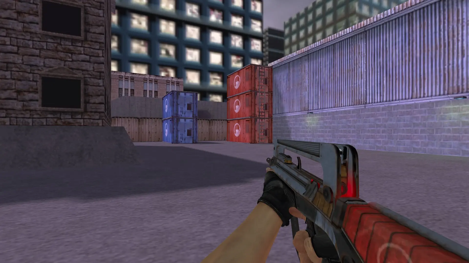 FAMAS — Bloodhound Gloves Charred Pack — cs_assault (first person)