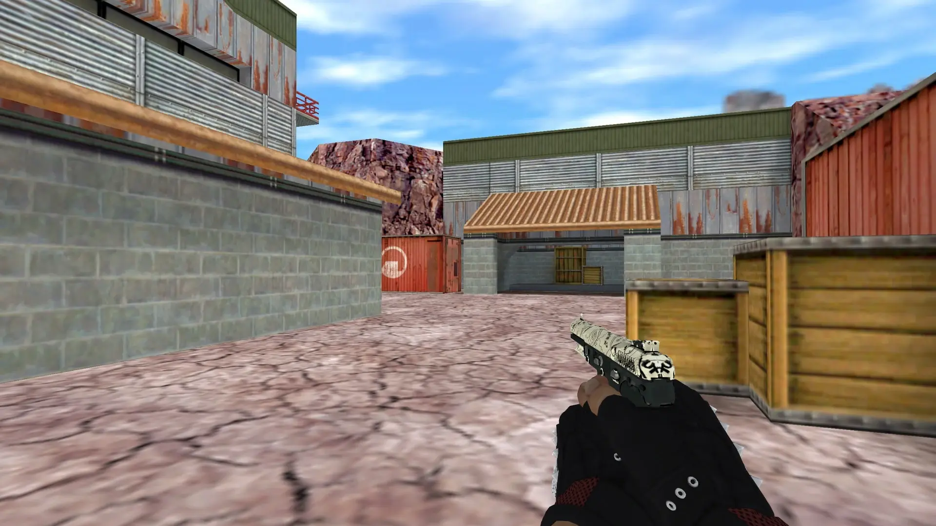 Five-SeveN — Bloodhound Gloves Charred Pack — de_nuke (first person)