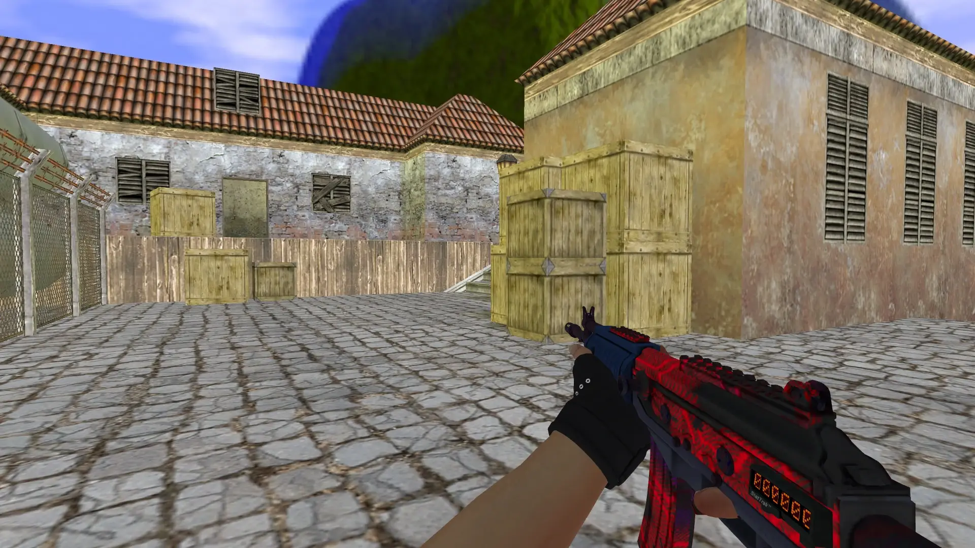 Galil AR — Bloodhound Gloves Charred Pack — de_inferno (first person)