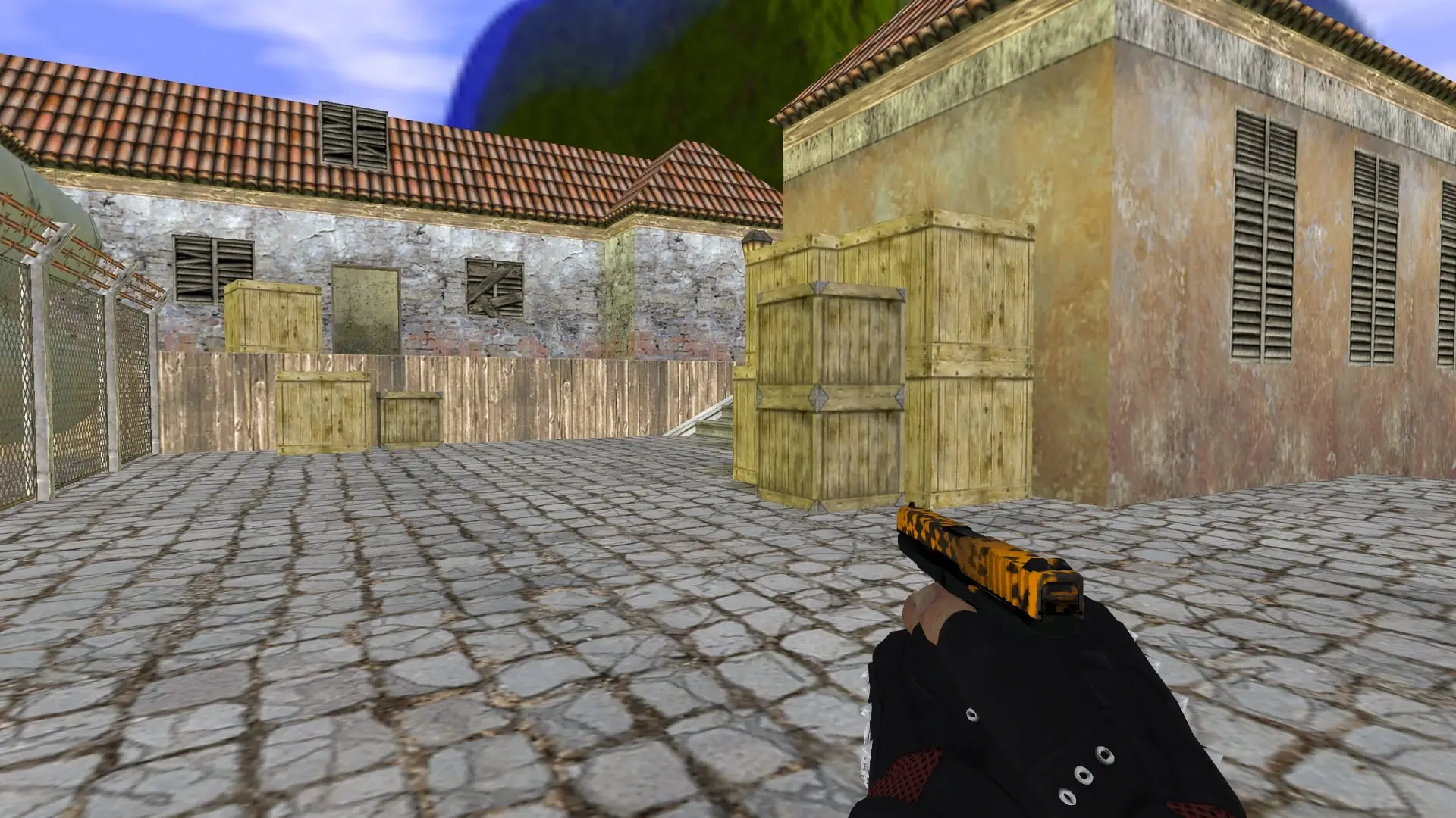 Glock-18 — Bloodhound Gloves Charred Pack — de_inferno (first person)