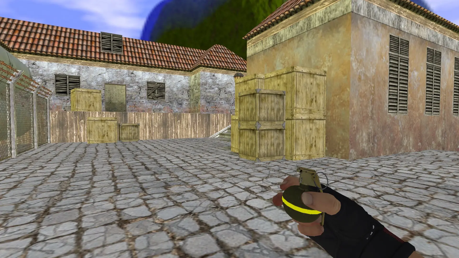 HE Grenade — Bloodhound Gloves Charred Pack — de_inferno (first person)