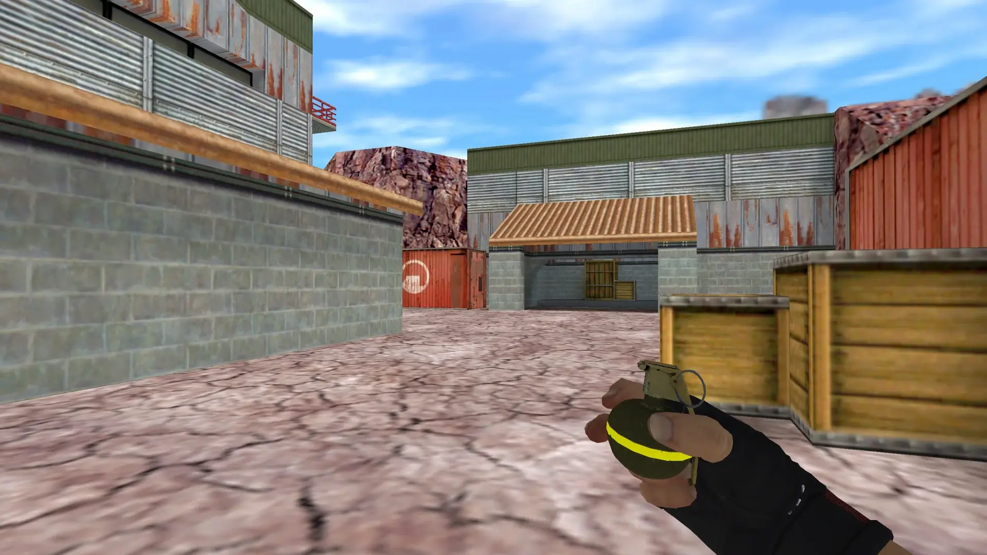 HE Grenade — Bloodhound Gloves Charred Pack — de_nuke (first person)