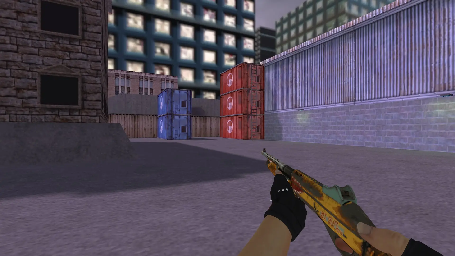 M3 — Bloodhound Gloves Charred Pack — cs_assault (first person)