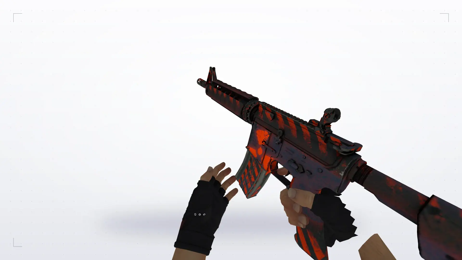 M4A1 — Bloodhound Gloves Charred Pack — first person