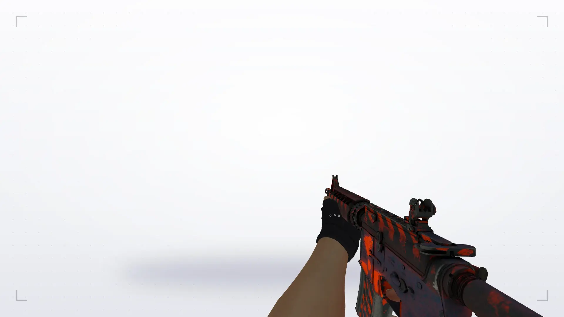 M4A1 — Bloodhound Gloves Charred Pack — first person