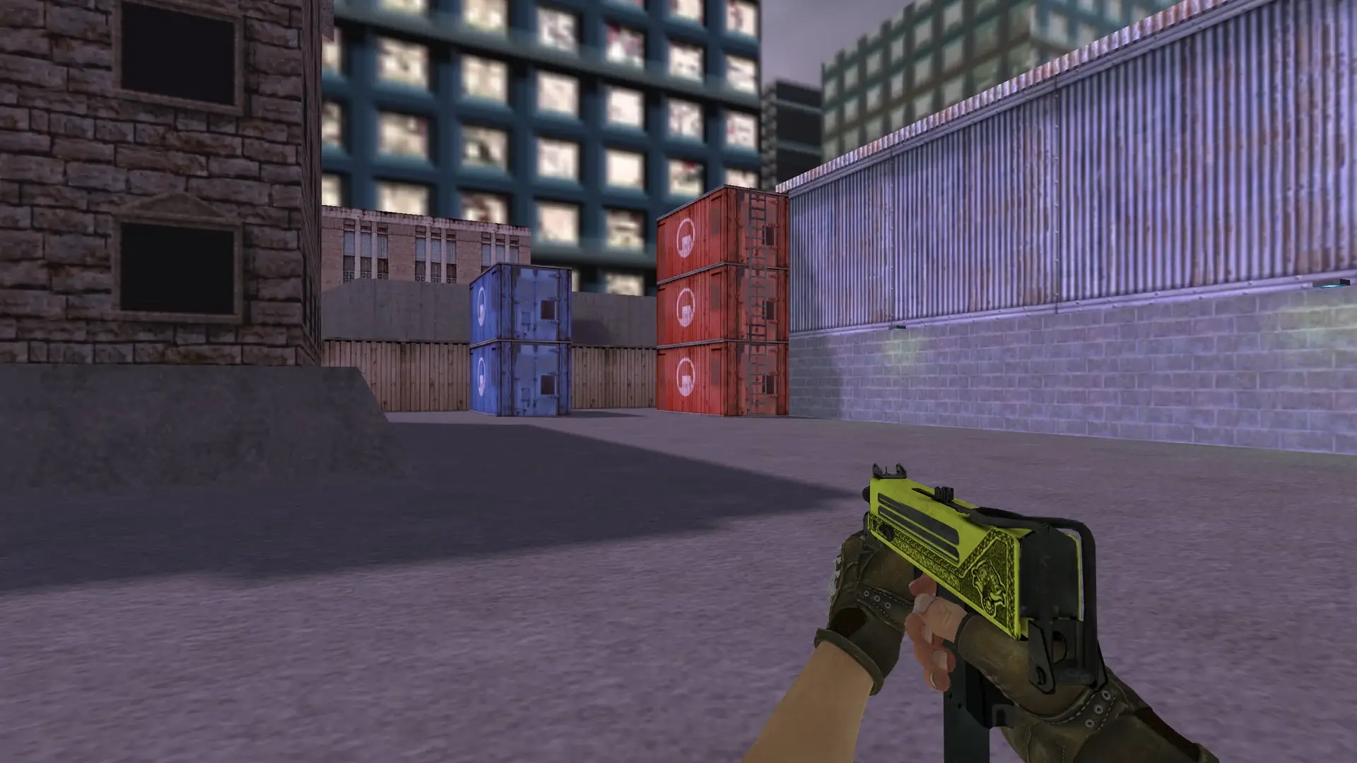 MAC-10 — Bloodhound Gloves Charred Pack — cs_assault (first person)