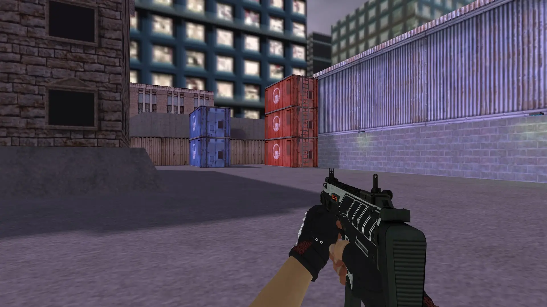MP5 — Bloodhound Gloves Charred Pack — cs_assault (first person)