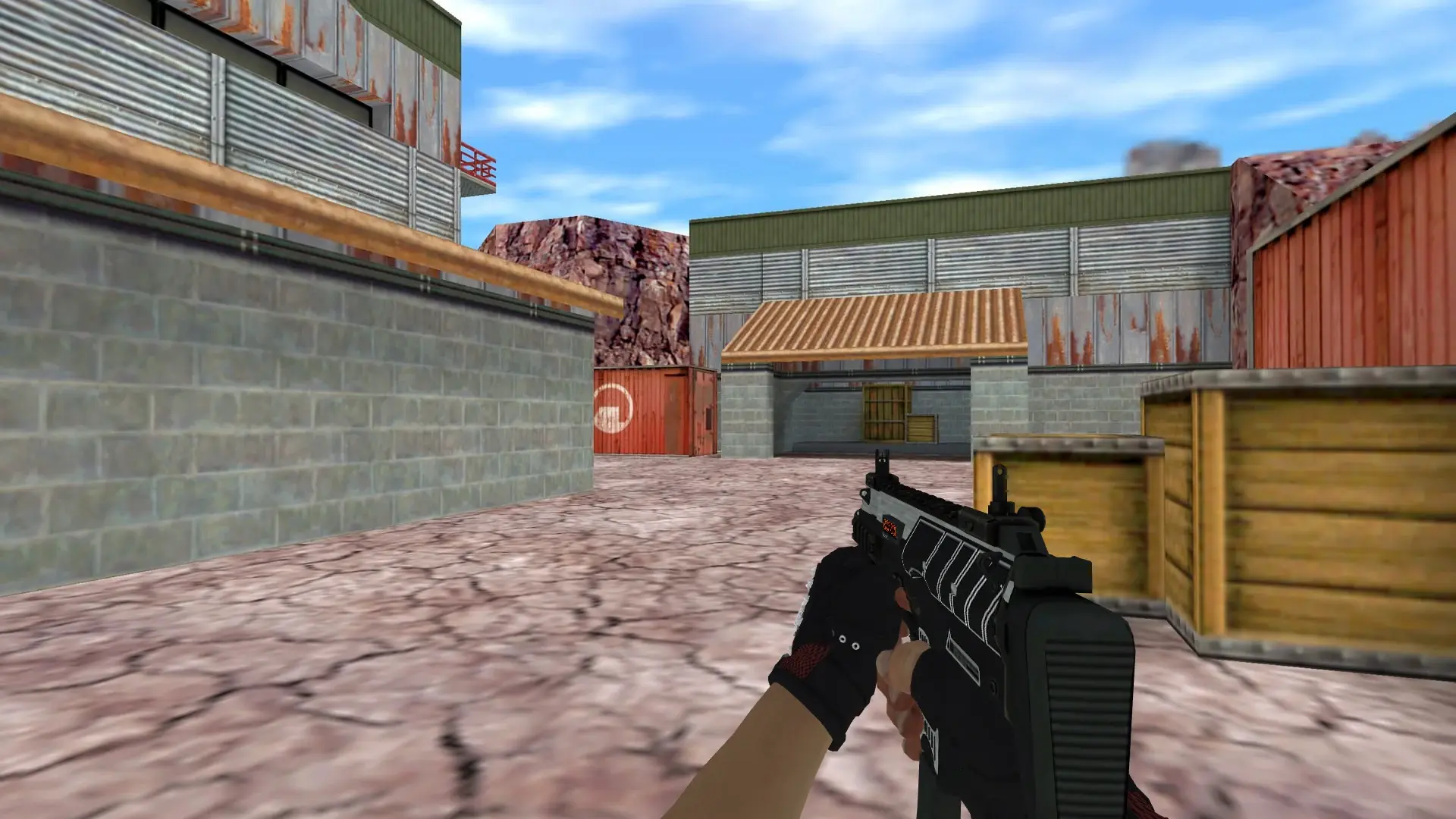 MP5 — Bloodhound Gloves Charred Pack — de_nuke (first person)