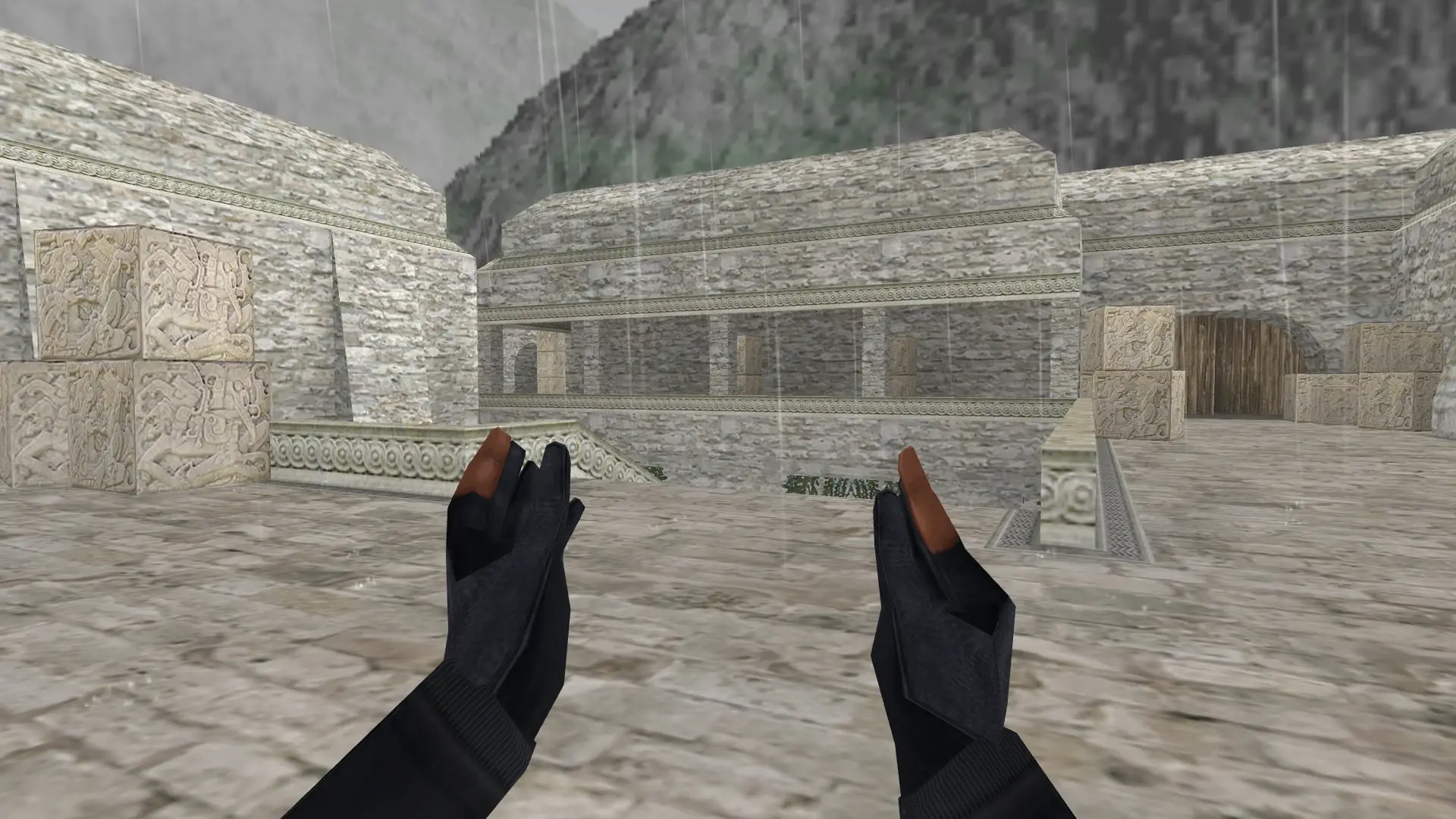 HQ C4 — de_aztec (first person)