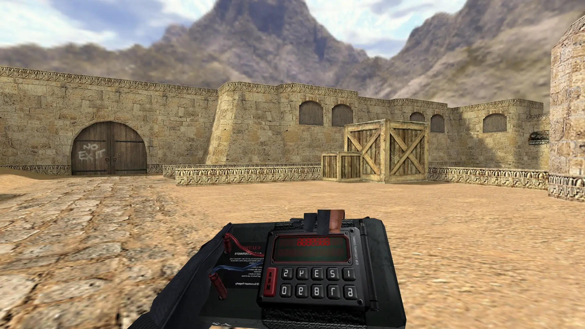 HQ C4 — de_dust2 (first person)